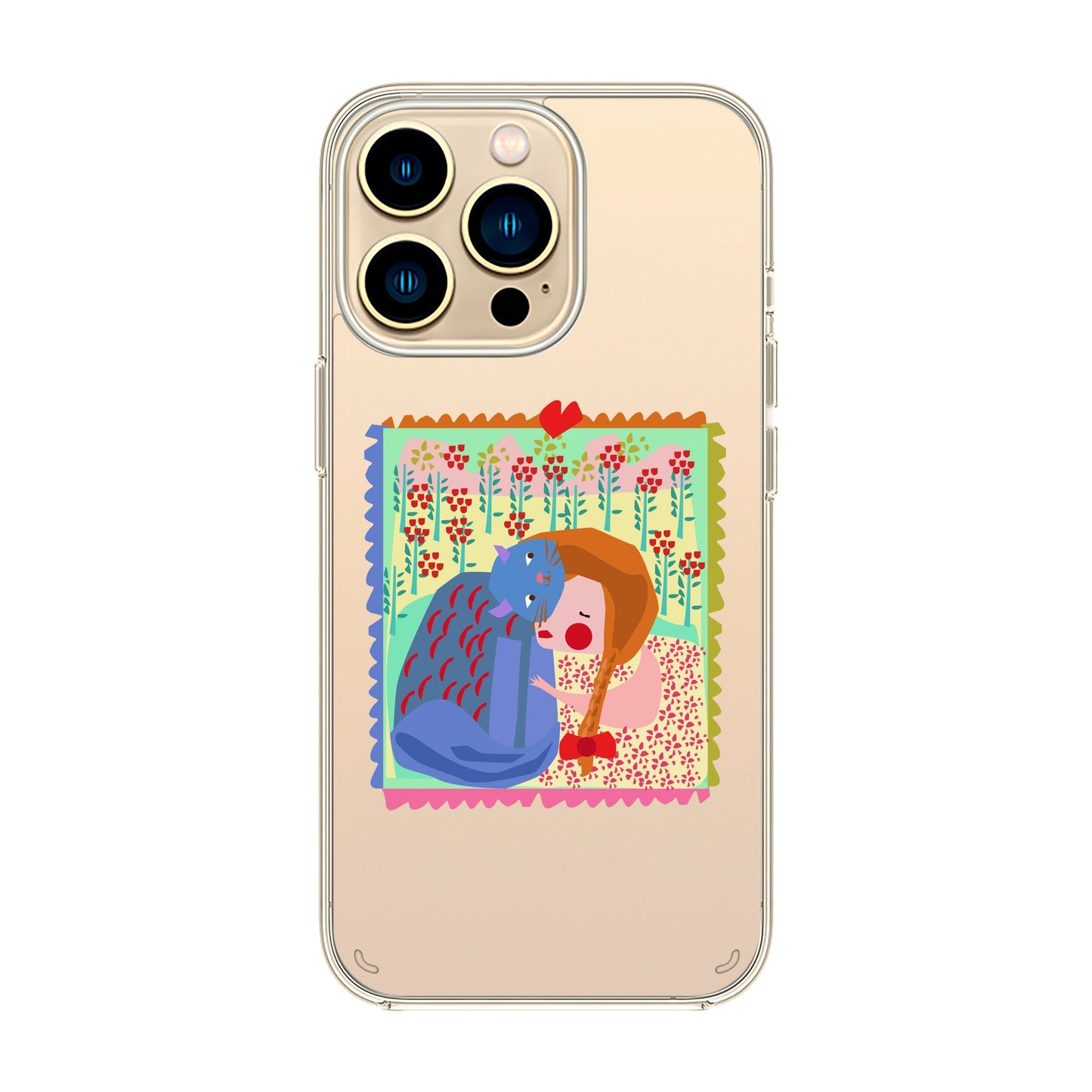 KEDİ POSTA PULU-iPhone X / Xs Solid Kılıf