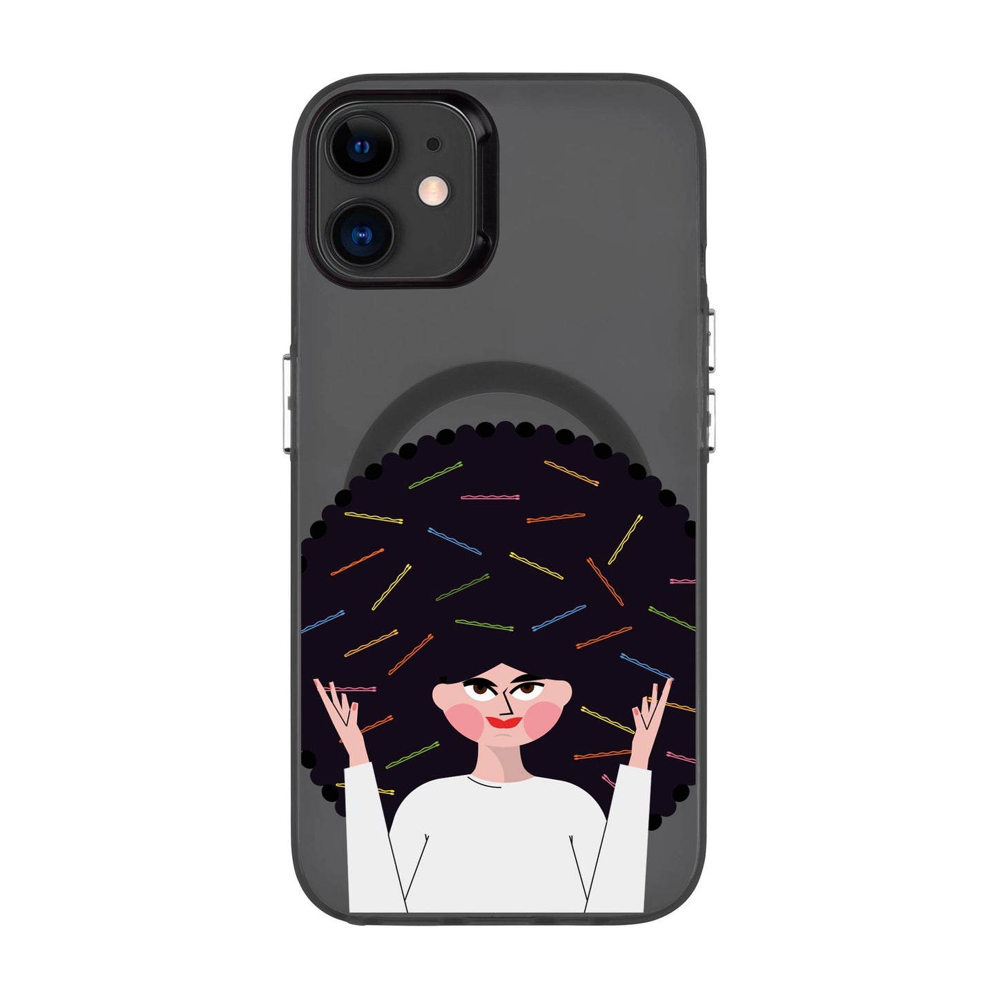 TANGLES OF HAPPINESS-iPhone 12 Hold Kılıf MagSafe Özellikli