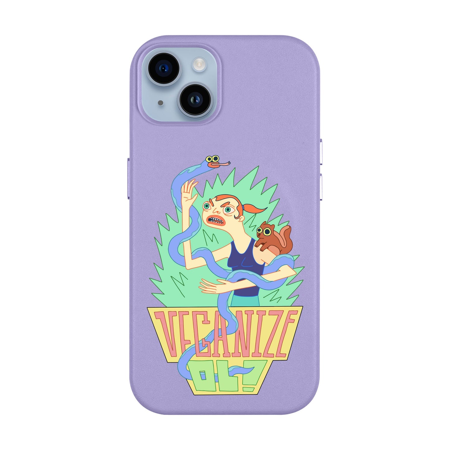 VEGANİZE-iPhone 14 Plus Leather Kılıf MagSafe Özellikli