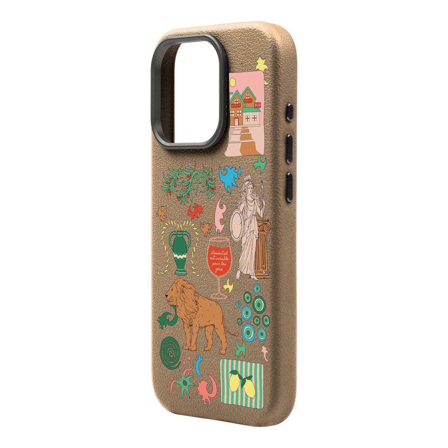 IODES SOUL TRAVELLER-iPhone 16 Pro Leather Premium Kılıf MagSafe Özellikli