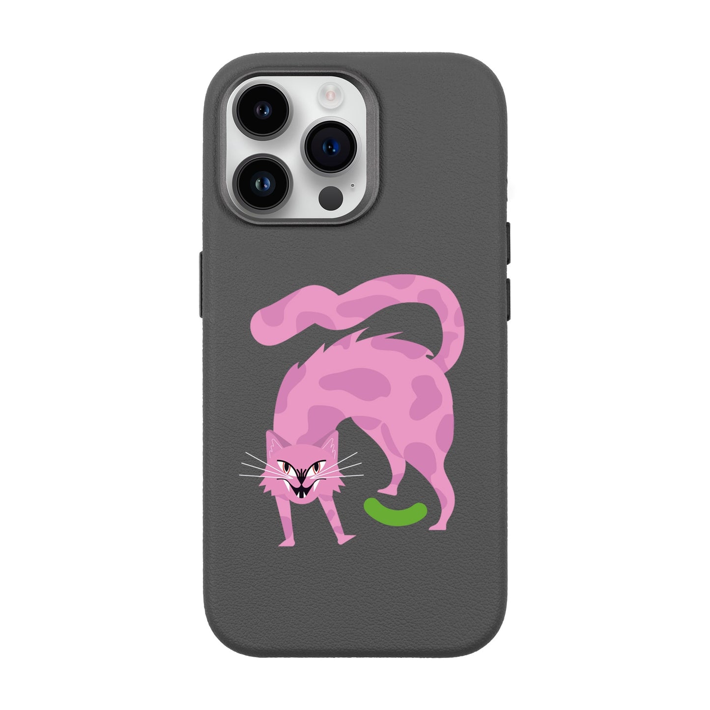 GRUMBLEPAWS-iPhone 14 Pro Max Leather Premium Kılıf MagSafe Özellikli