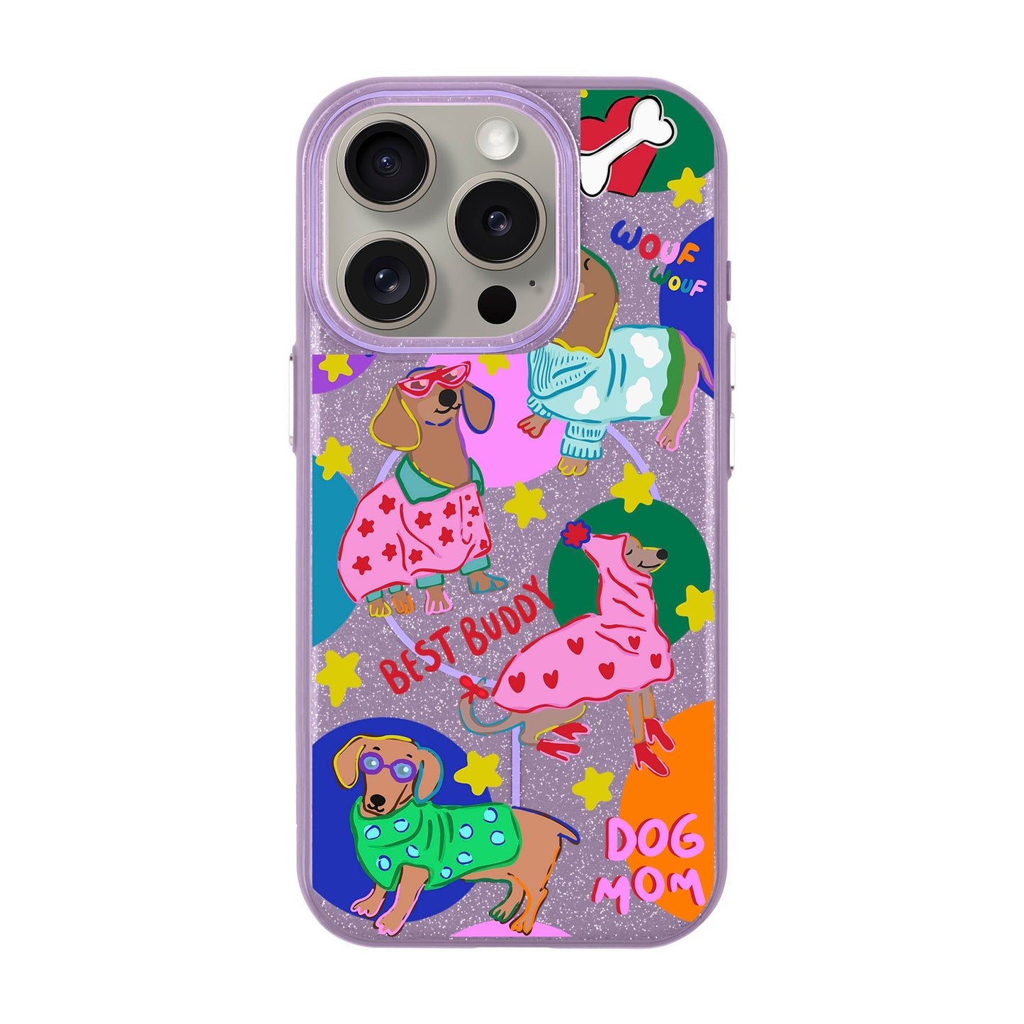 DOG MOM-iPhone 15 Pro Radiant Kılıf MagSafe Özellikli