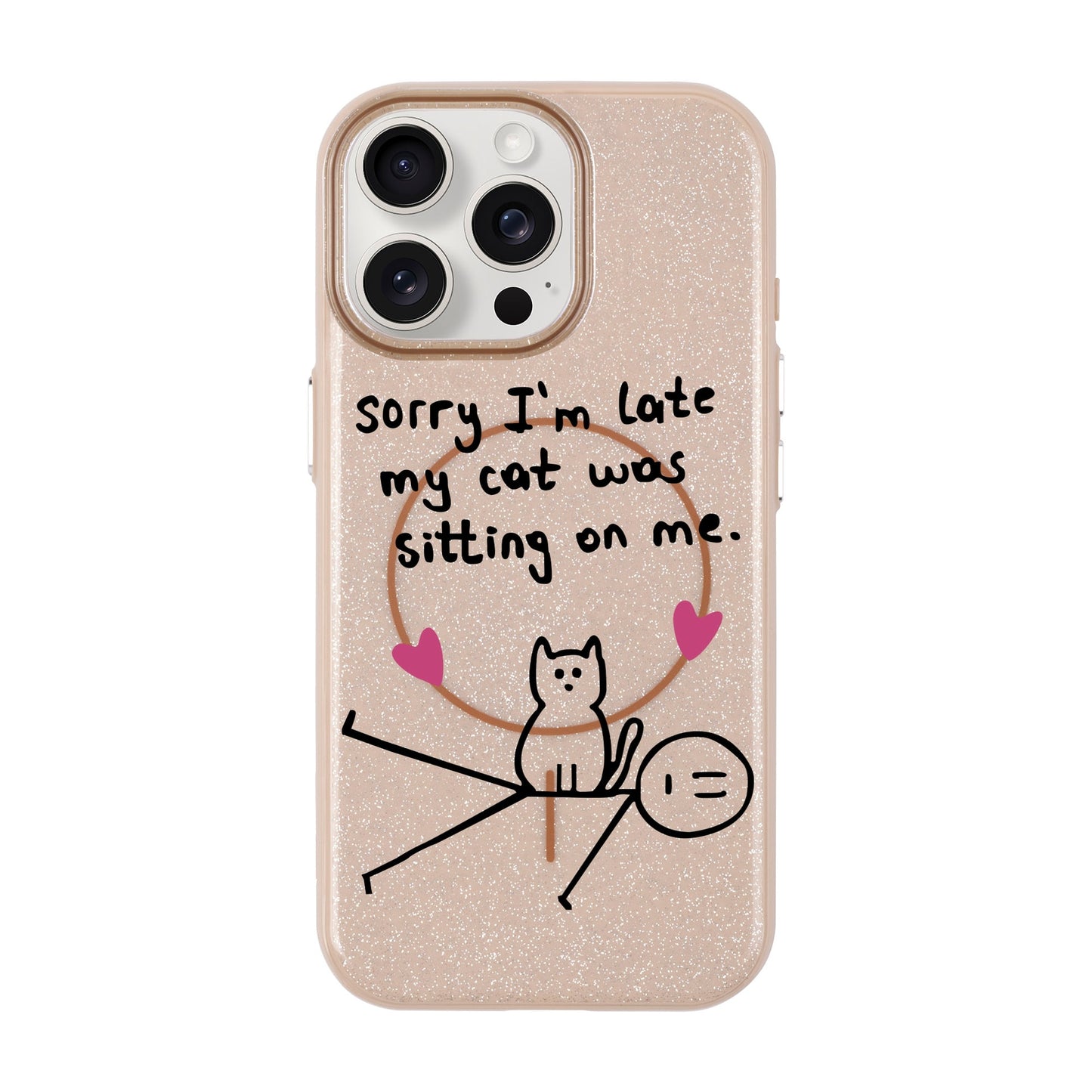 SORRY I'M LATE-iPhone 15 Pro Max Radiant Kılıf MagSafe Özellikli