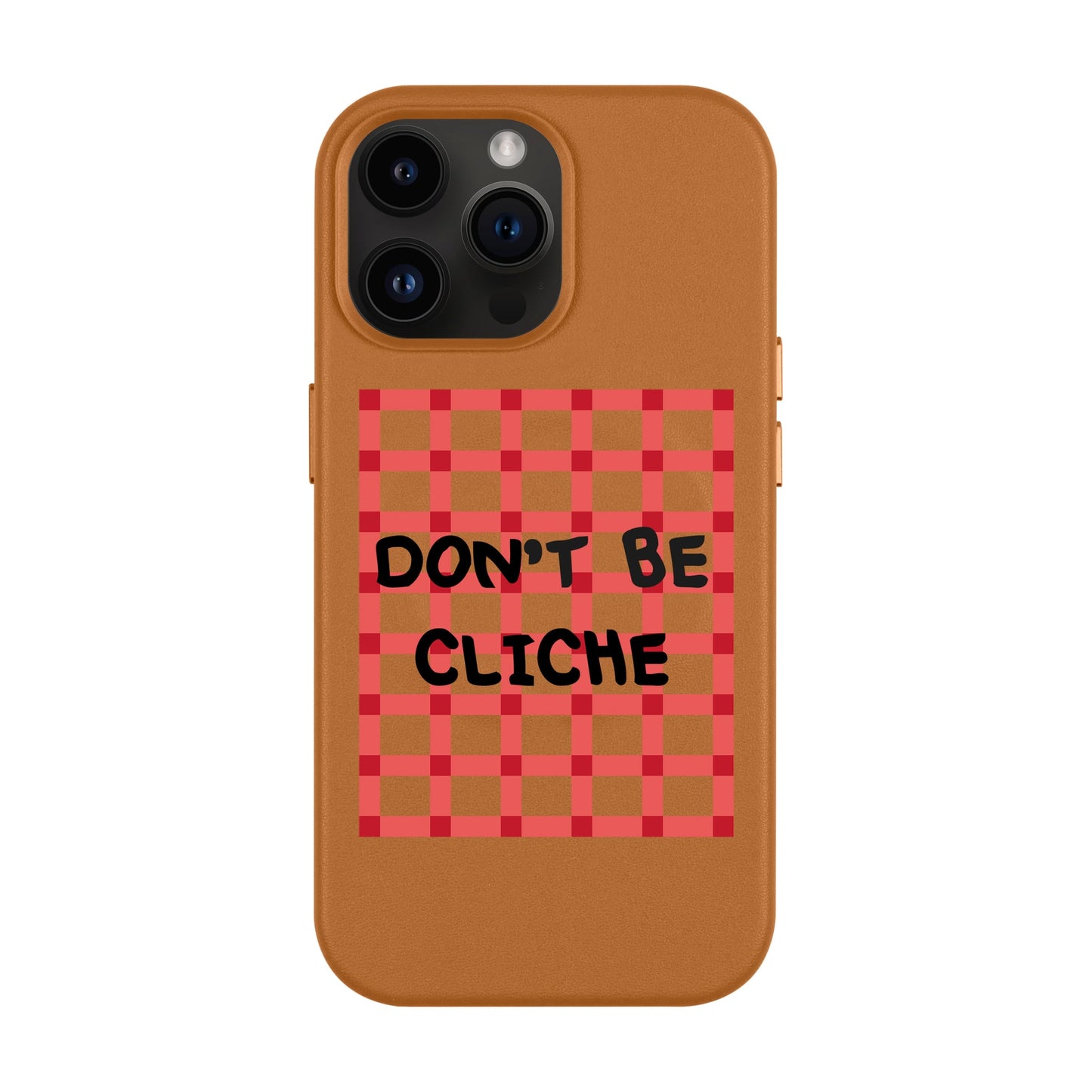 DON'T BE CLICHE-iPhone 14 Pro Max Leather Kılıf MagSafe Özellikli