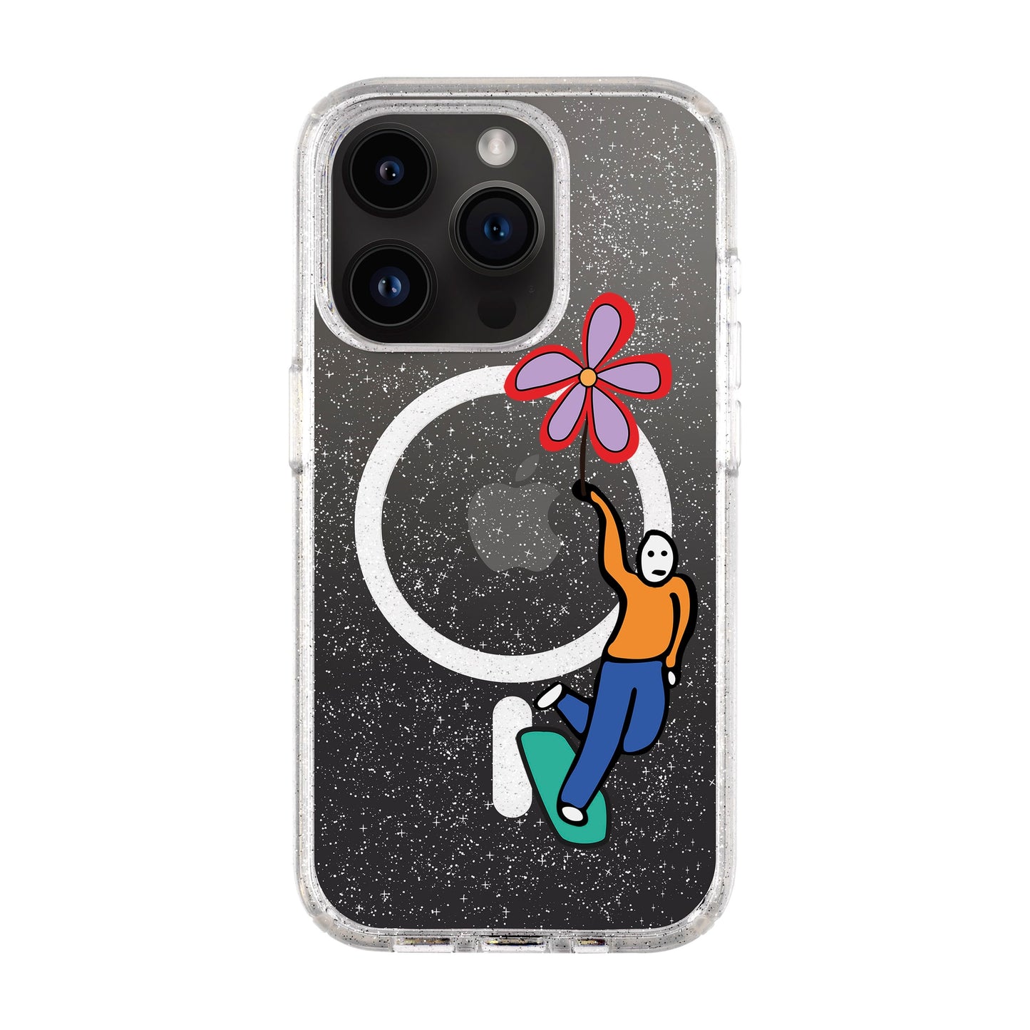 SKATEBOARDER-iPhone 14 Pro Shiny Kılıf MagSafe Özellikli