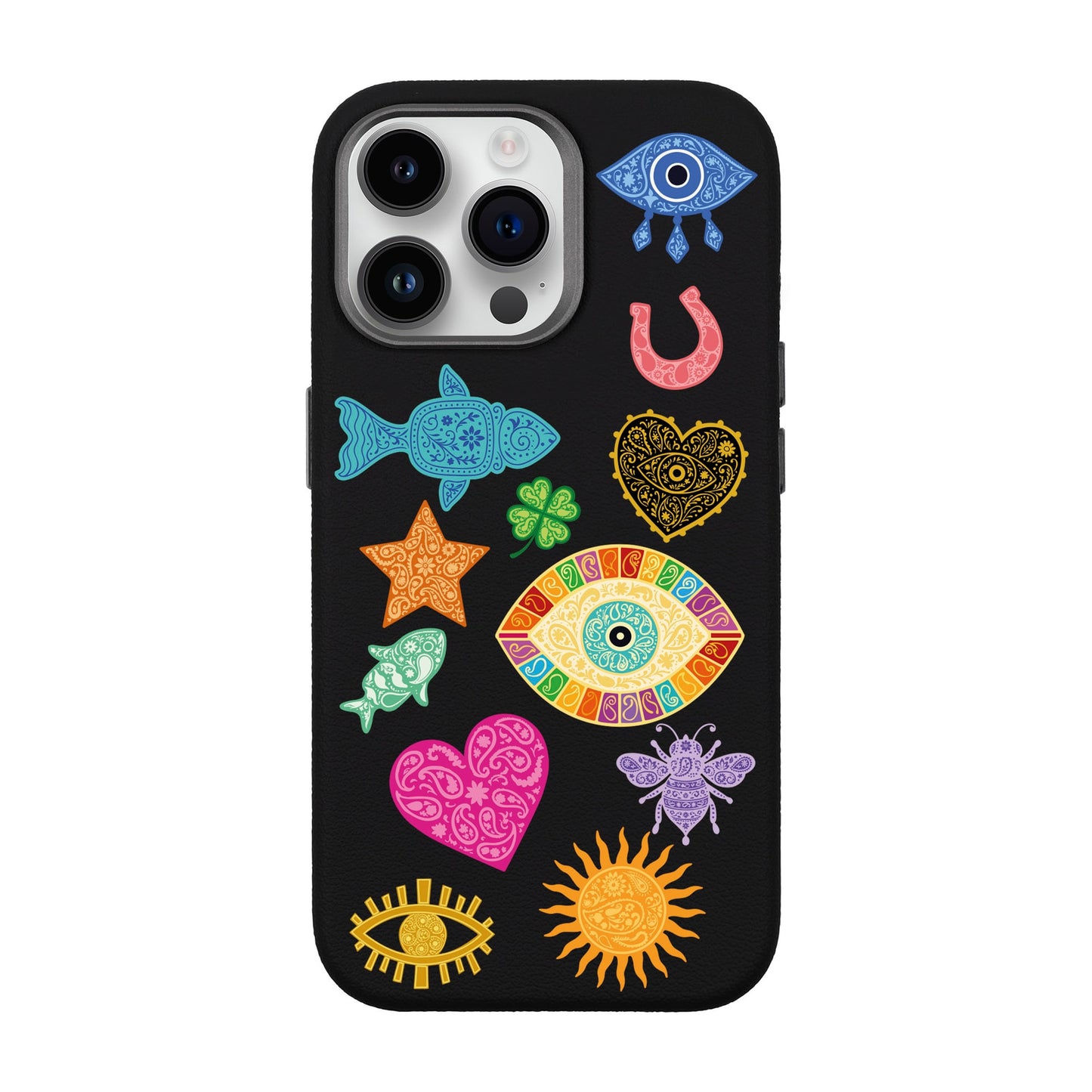CHARMS BY BERRİN ÖZKAN-iPhone 14 Pro Max Leather Premium Kılıf MagSafe Özellikli