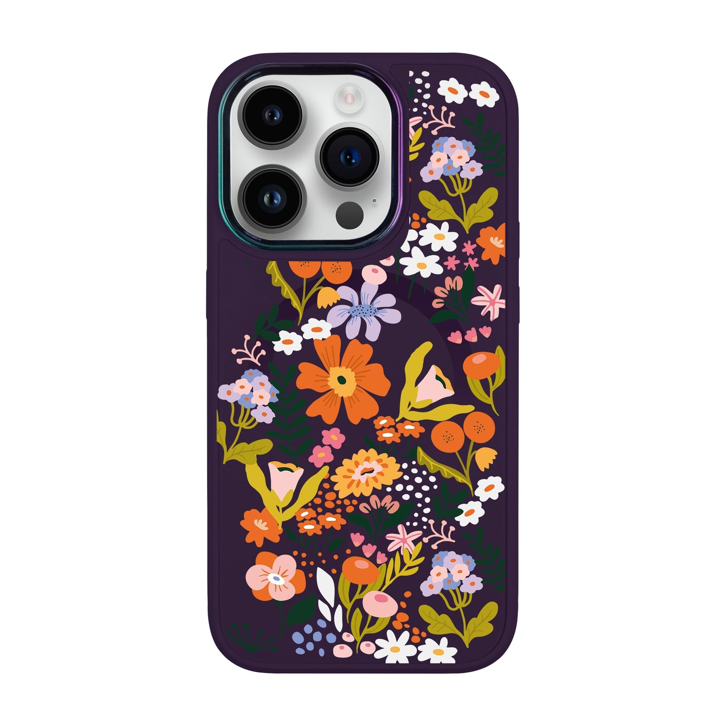 FLOWER-iPhone 13 Pro Vigor Kılıf MagSafe Özellikli