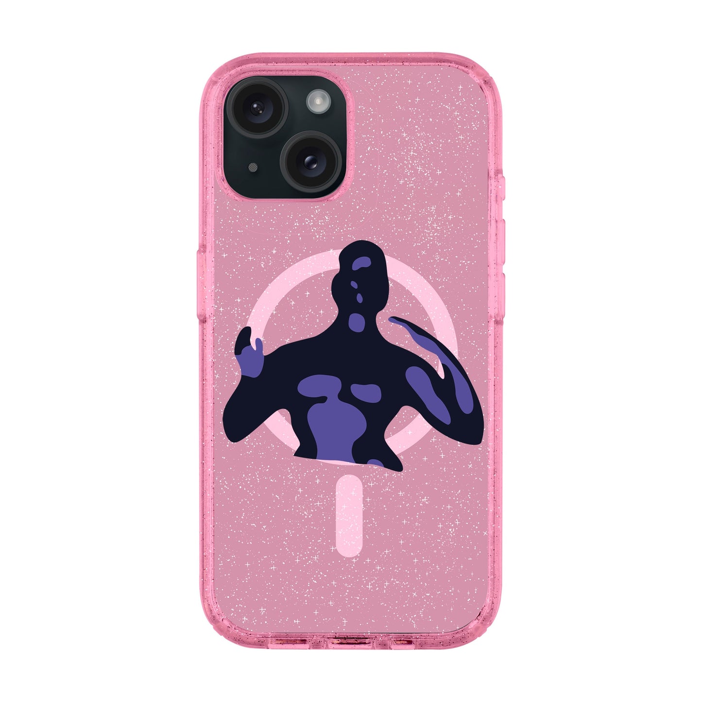 COSTUME-iPhone 14 Plus Shiny Kılıf MagSafe Özellikli