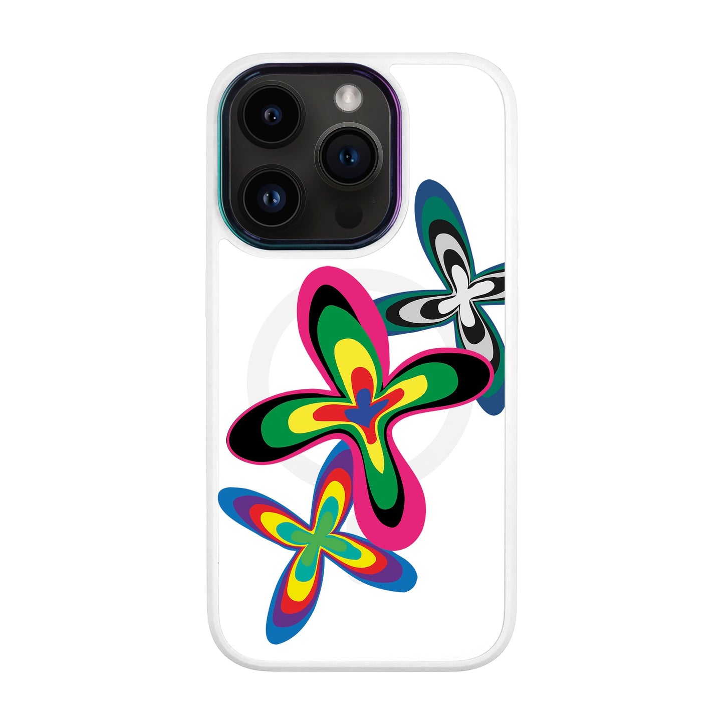 COLOR FLOWER-iPhone 13 Pro Vigor Kılıf MagSafe Özellikli