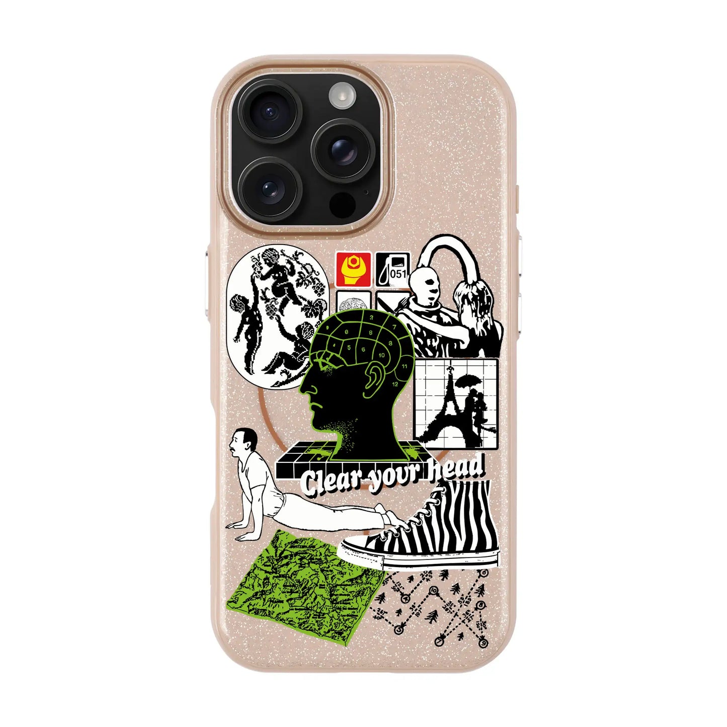 CLEAR YOUR HEAD-iPhone 16 Pro Max Radiant Kılıf MagSafe Özellikli