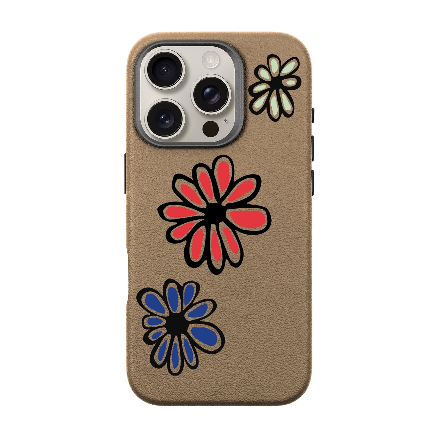 FLORIST-iPhone 16 Pro Leather Premium Kılıf MagSafe Özellikli