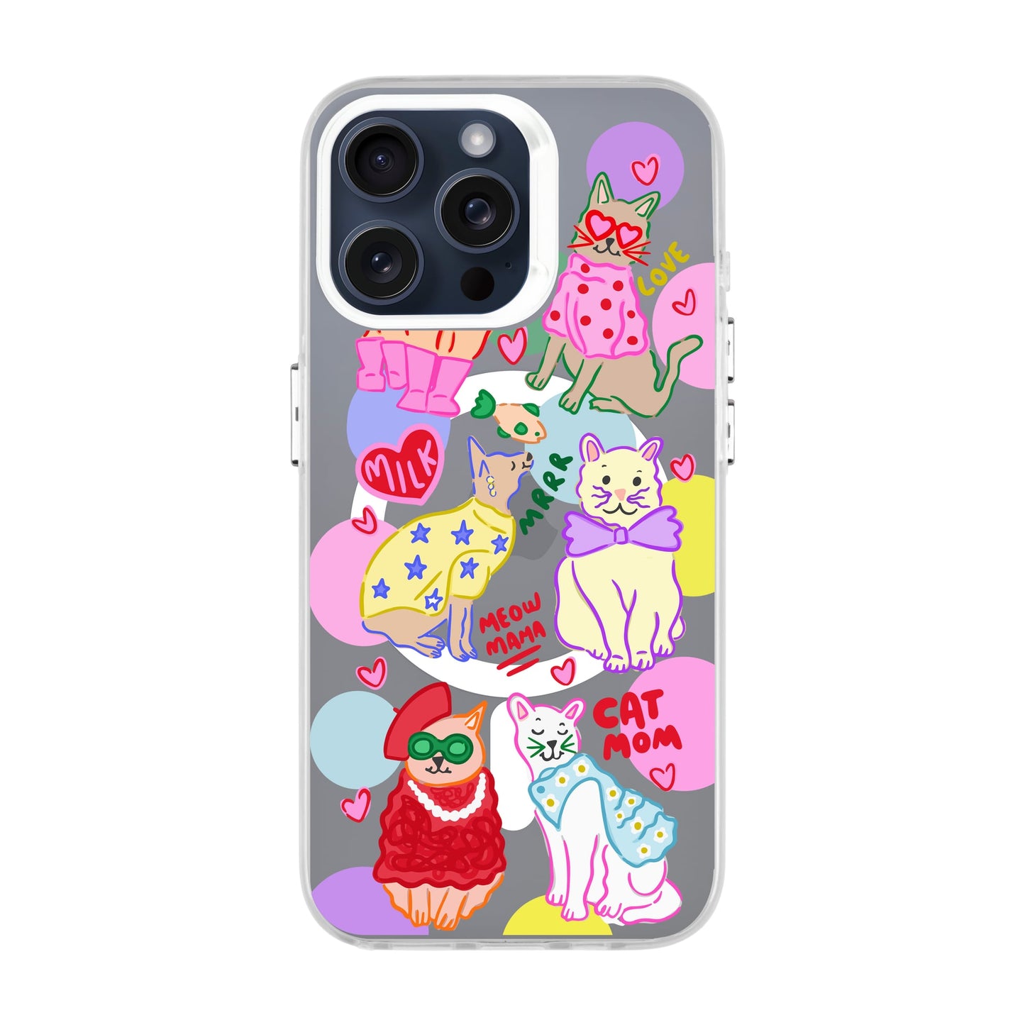 CAT MOM-iPhone 15 Pro Max Hold Kılıf MagSafe Özellikli