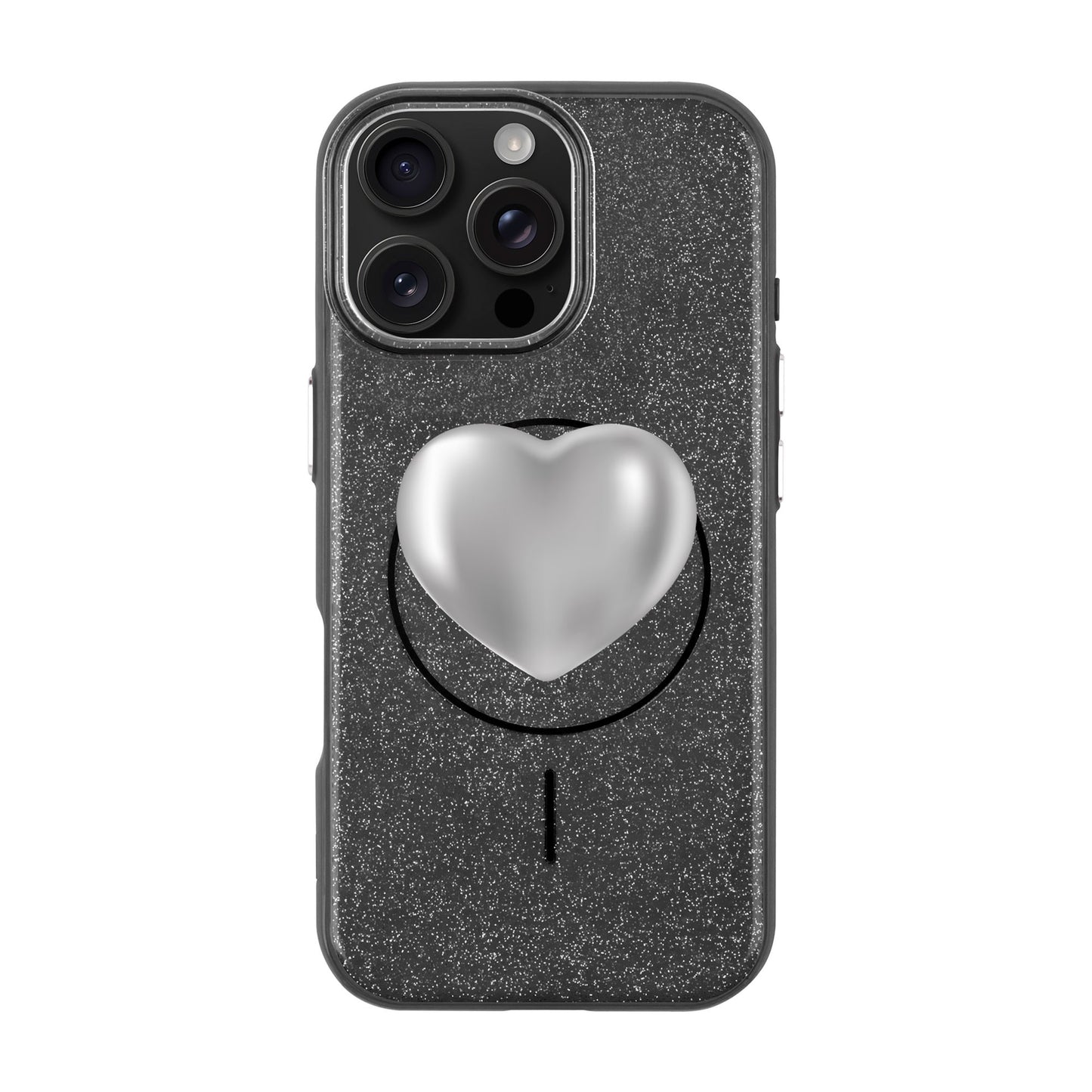 SILVER HEART-iPhone 16 Pro Max Radiant Kılıf MagSafe Özellikli