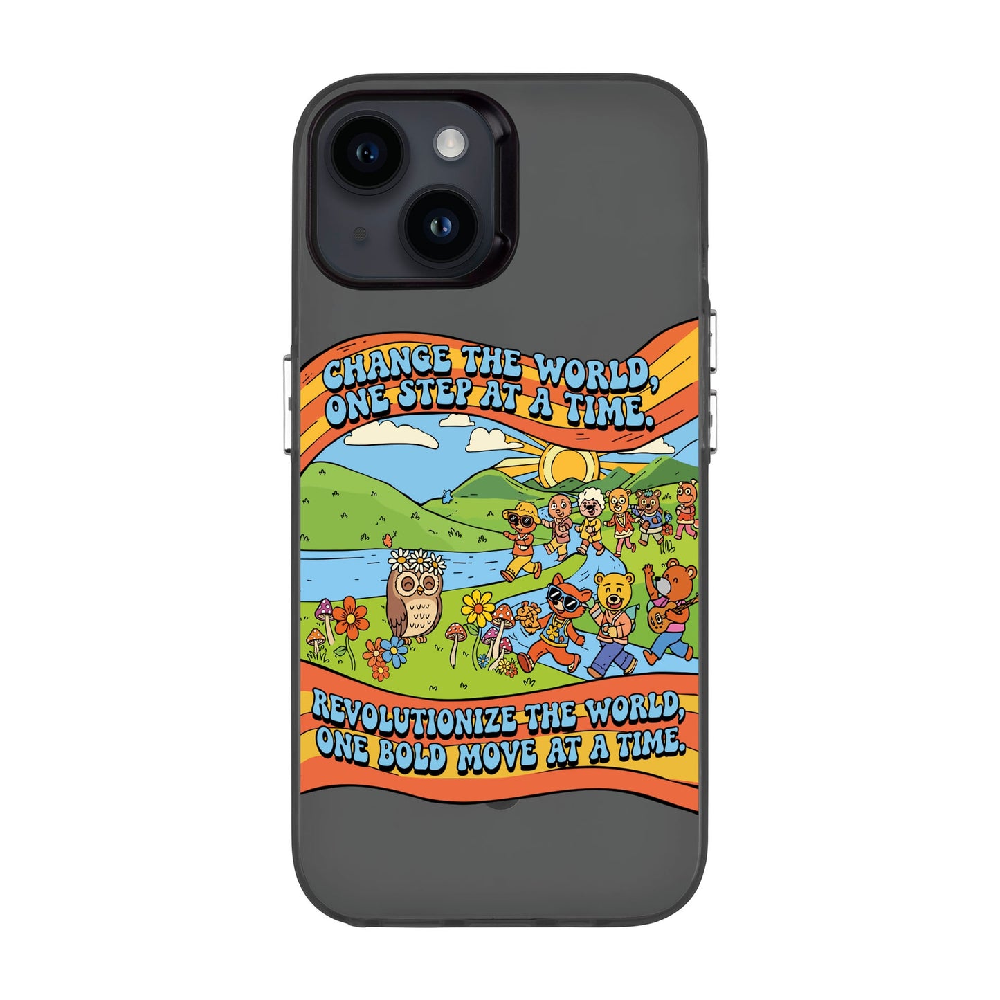 CHANGE THE WORLD-iPhone 14 Hold Kılıf MagSafe Özellikli