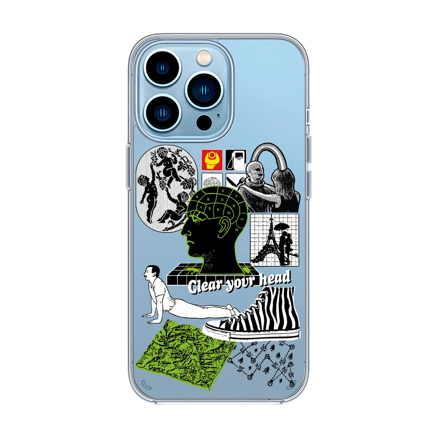 CLEAR YOUR HEAD-iPhone 12 Mini Solid Kılıf