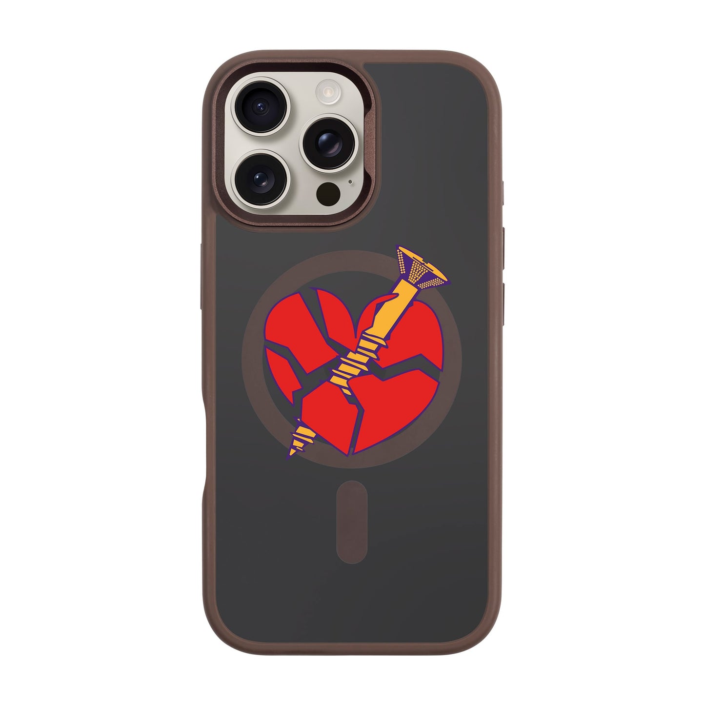 BROKEN HEART-iPhone 16 Pro Max Rise Kılıf MagSafe Özellikli
