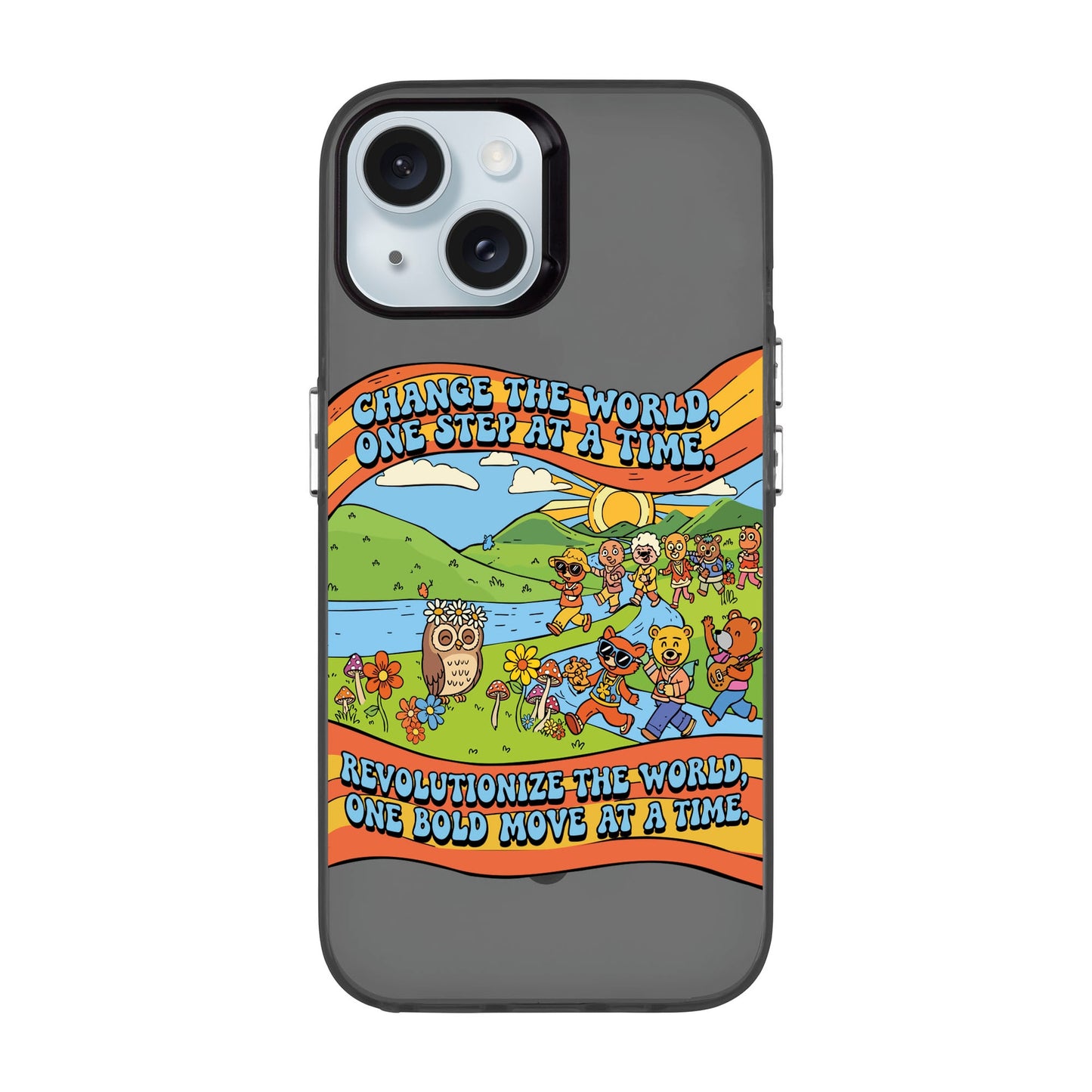 CHANGE THE WORLD-iPhone 15 Hold Kılıf MagSafe Özellikli
