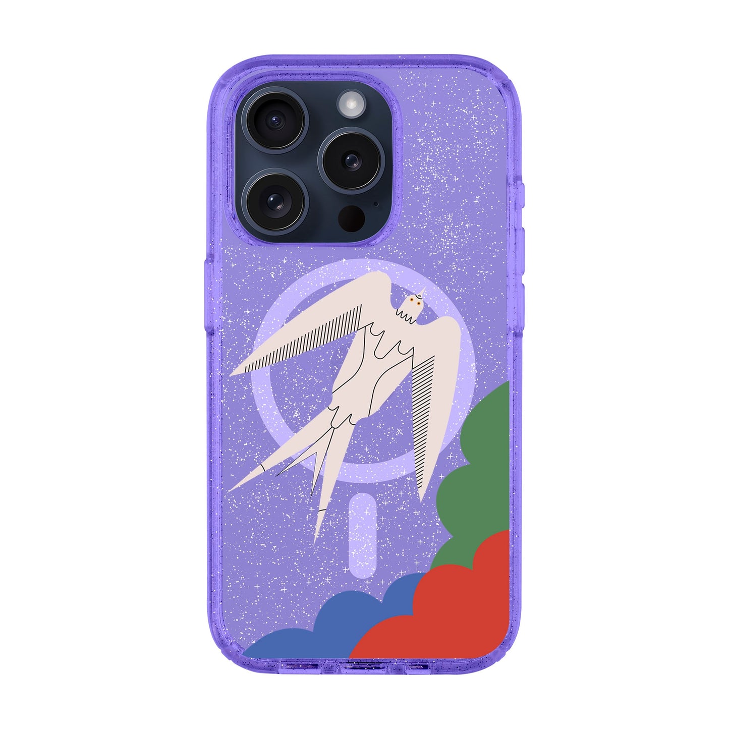 L’OISEAU LIBRE-iPhone 15 Pro Shiny Kılıf MagSafe Özellikli