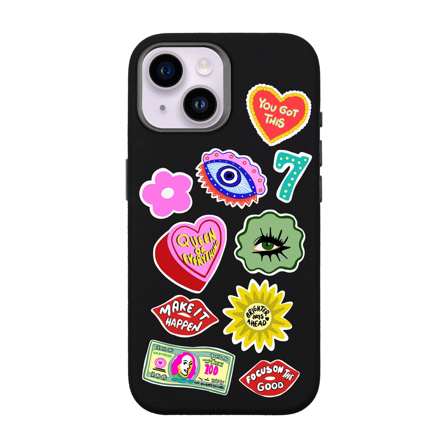 HM STICKERS-iPhone 13 Leather Premium Kılıf MagSafe Özellikli