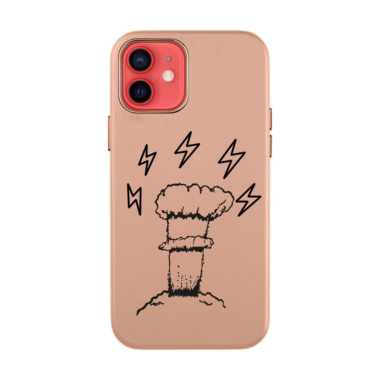 VOLCANIC-iPhone 12 Mini Leather Kılıf