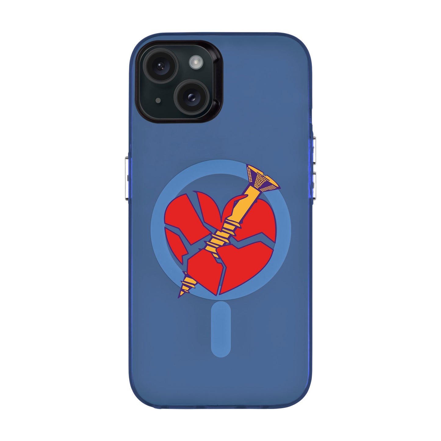 BROKEN HEART-iPhone 15 Plus Hold Kılıf MagSafe Özellikli