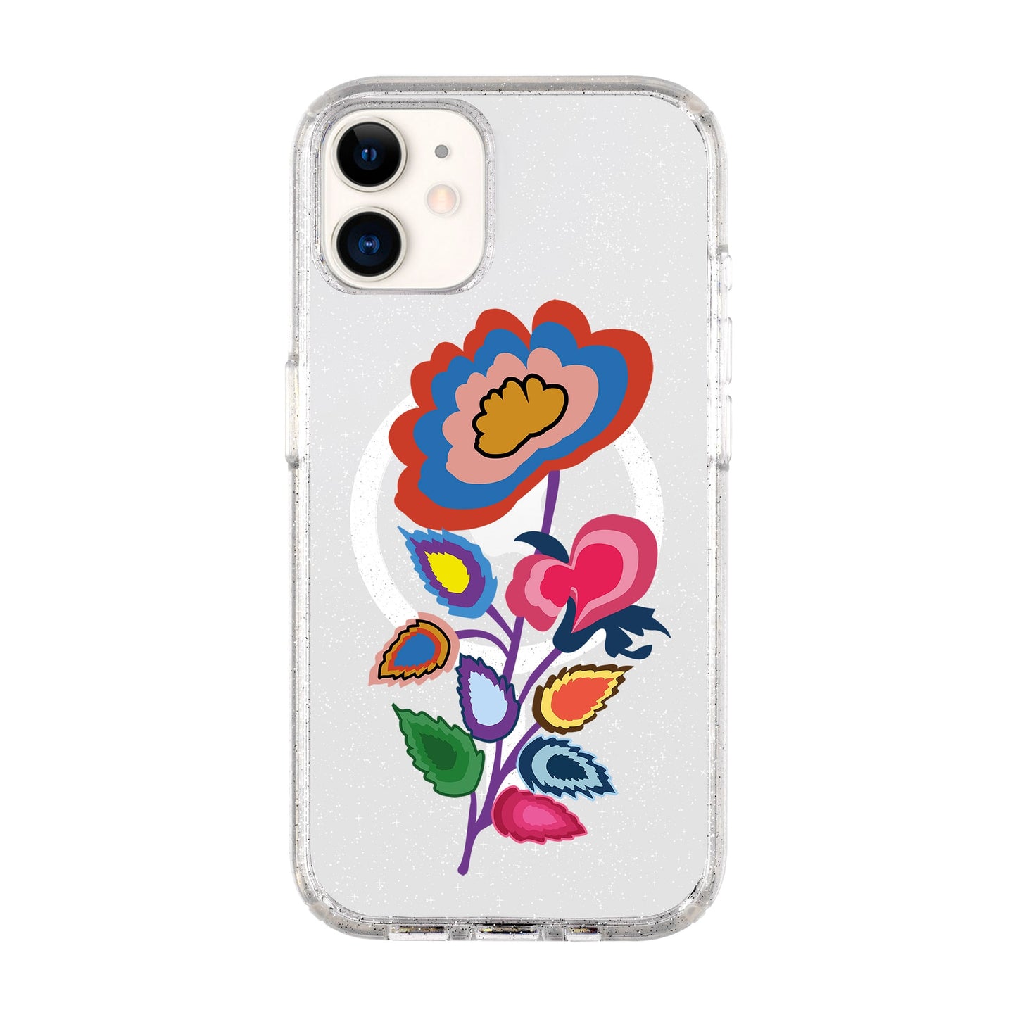 KNITTED FLOWER-iPhone 11 Shiny Kılıf MagSafe Özellikli