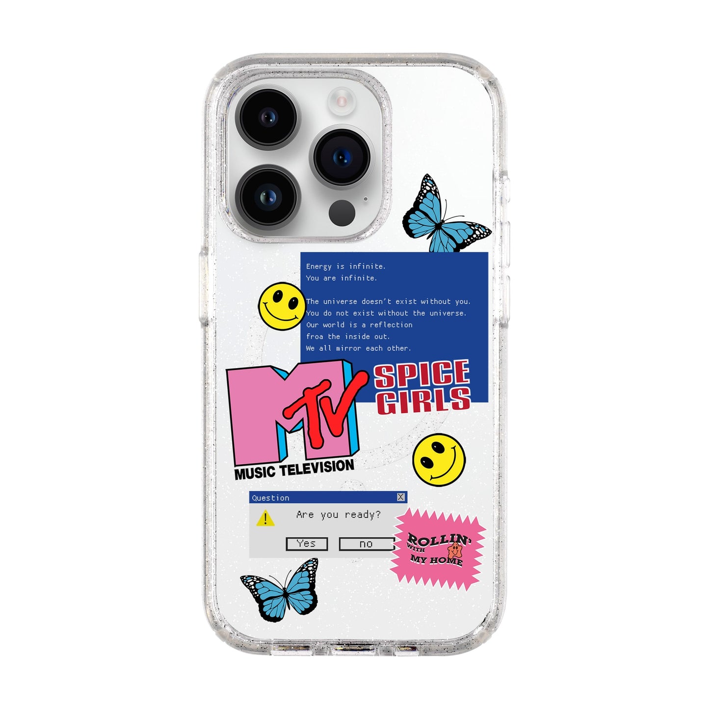 ARE YOU READY-iPhone 14 Pro Shiny Kılıf MagSafe Özellikli