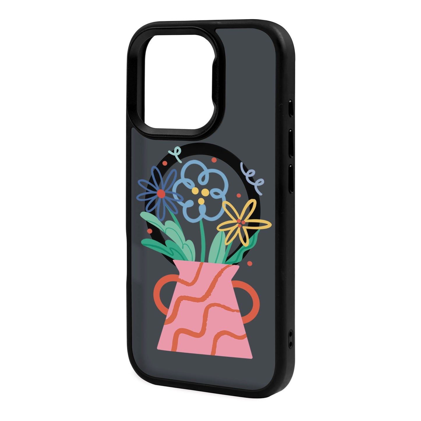 PINK VASE-iPhone 16 Pro Max Rise Kılıf MagSafe Özellikli