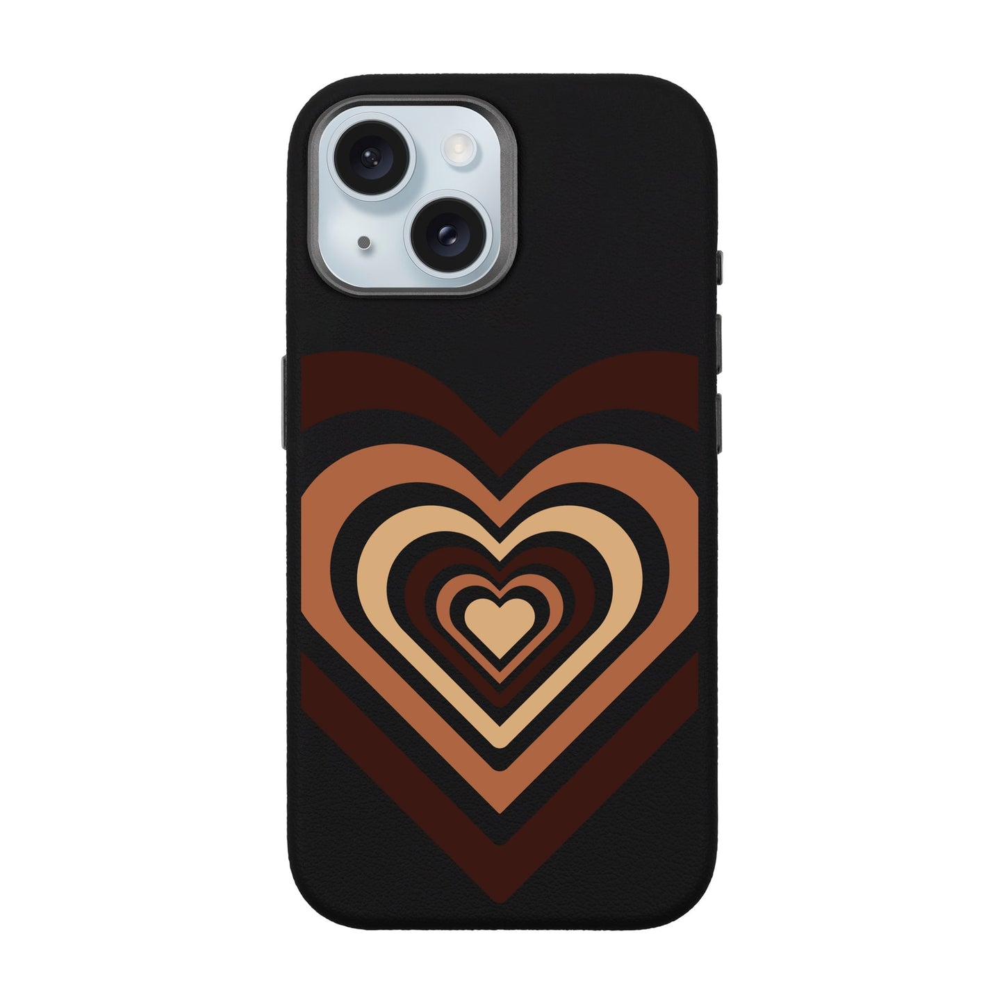 HEART-iPhone 15 Leather Premium Kılıf MagSafe Özellikli