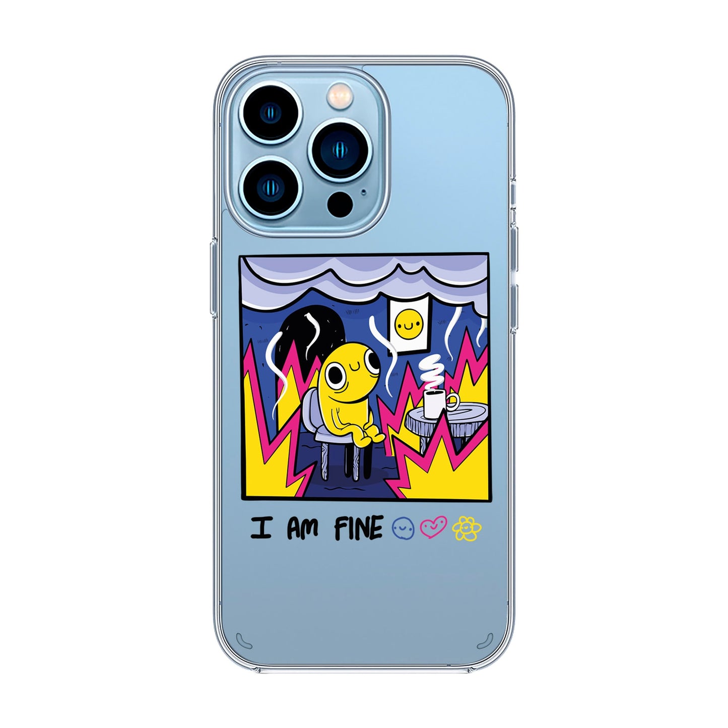 I AM FINE-iPhone 12 Mini Solid Kılıf