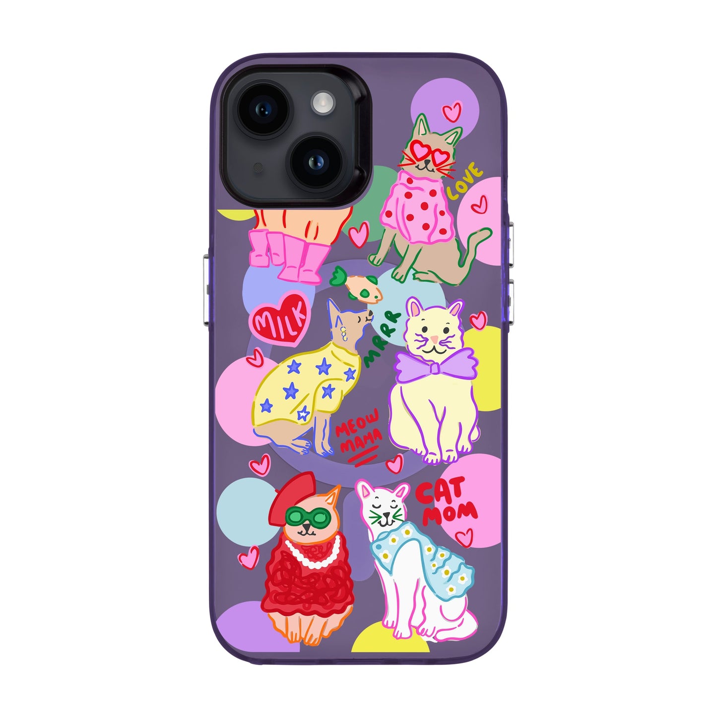 CAT MOM-iPhone 14 Hold Kılıf MagSafe Özellikli
