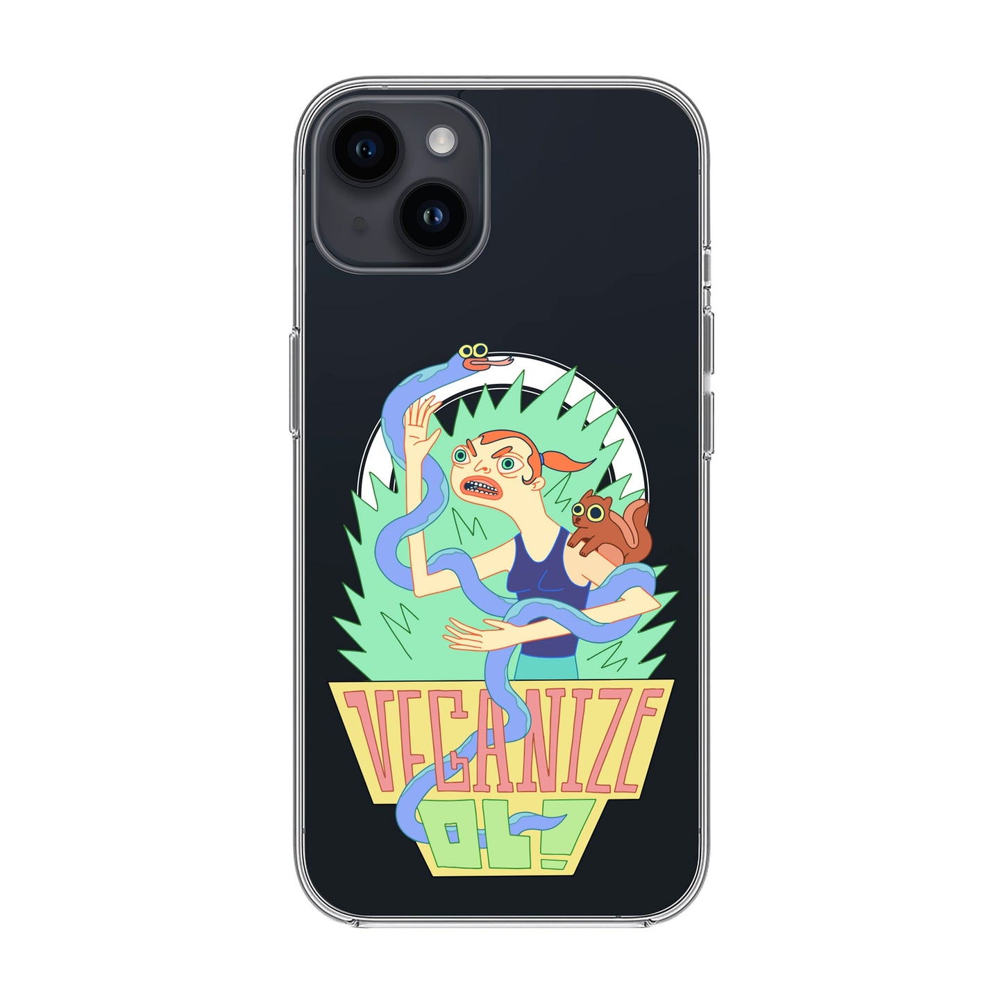 VEGANİZE-iPhone 14 Plus Solid Kılıf MagSafe Özellikli