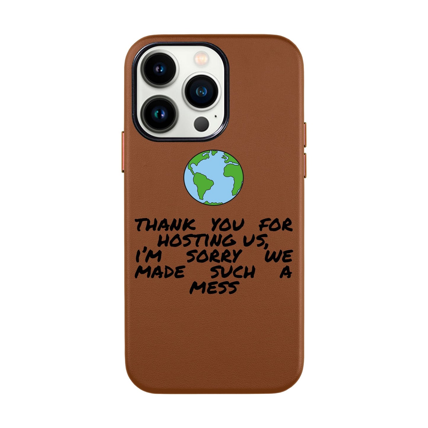 MESS-iPhone 13 Pro Leather Kılıf