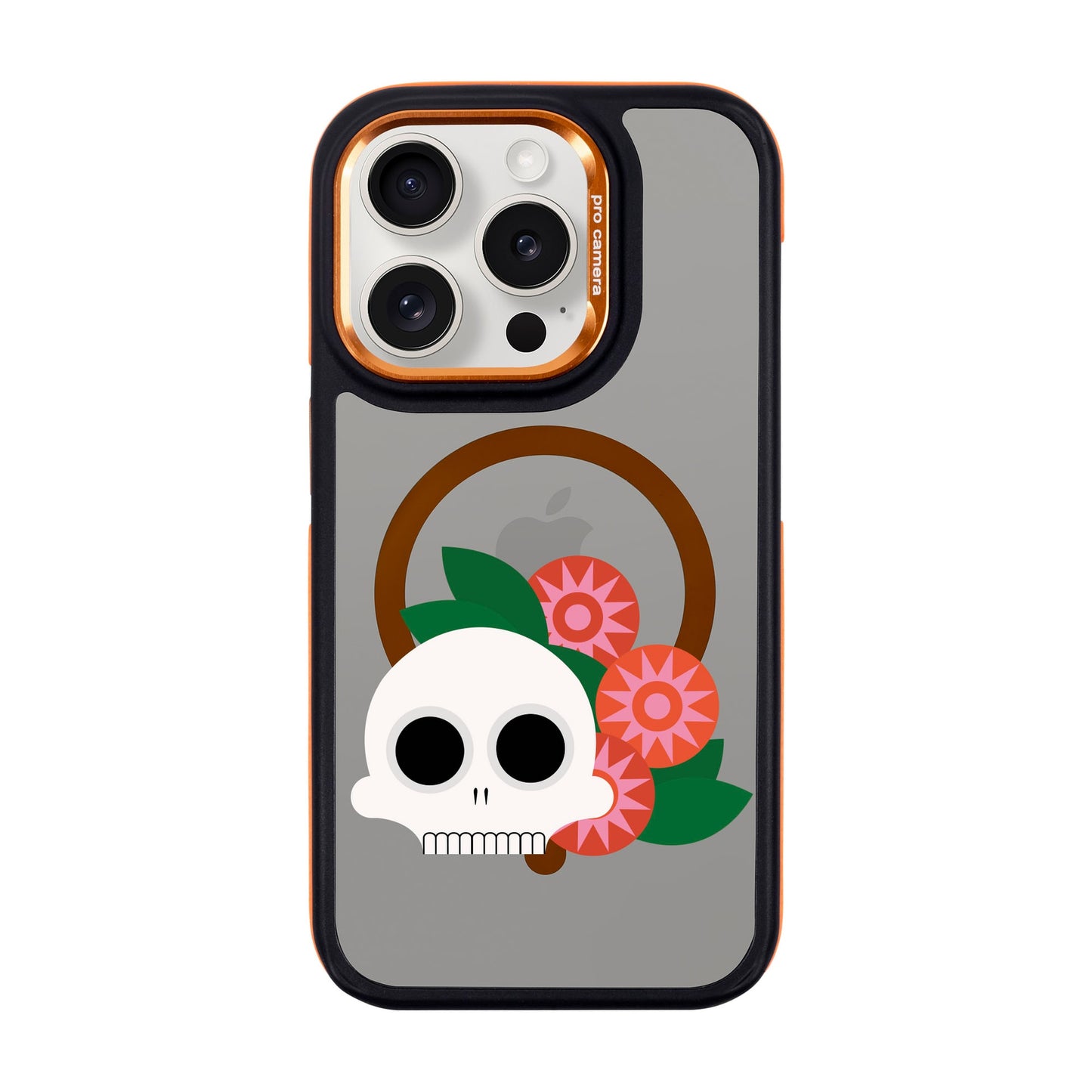MEMENTO BLOOM-iPhone 15 Pro Dark Kılıf MagSafe Özellikli