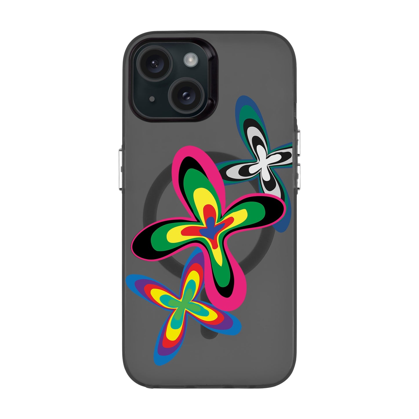COLOR FLOWER-iPhone 13 Hold Kılıf MagSafe Özellikli