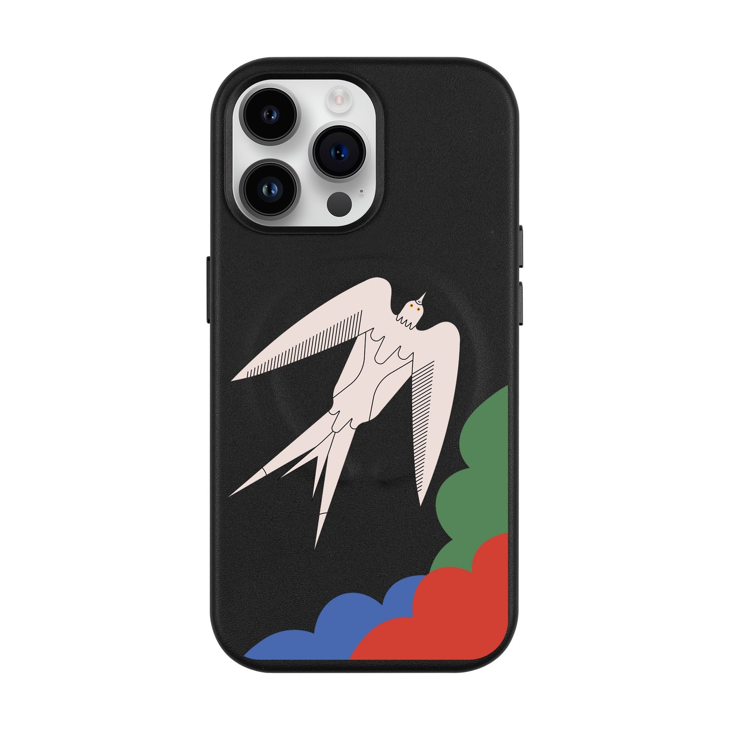L’OISEAU LIBRE-iPhone 14 Pro Max Leather Kılıf MagSafe Özellikli