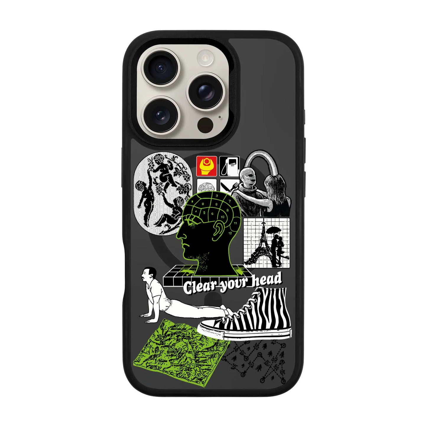 CLEAR YOUR HEAD-iPhone 16 Pro Rise Kılıf MagSafe Özellikli