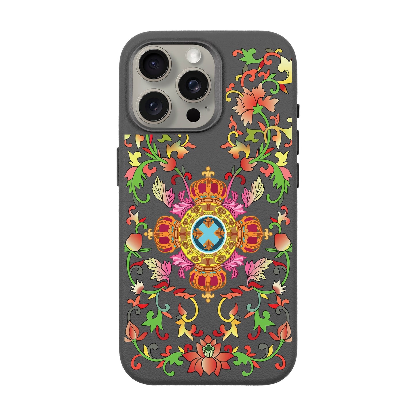 SPIRAL-iPhone 15 Pro Max Leather Premium Kılıf MagSafe Özellikli