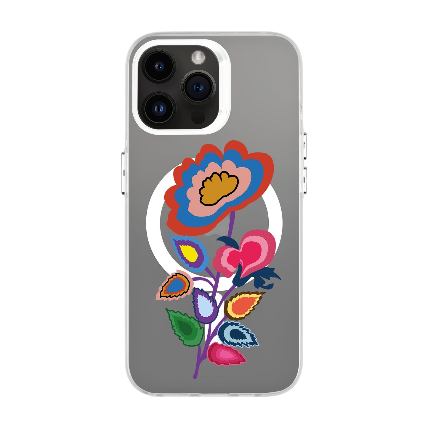 KNITTED FLOWER-iPhone 14 Pro Max Hold Kılıf MagSafe Özellikli