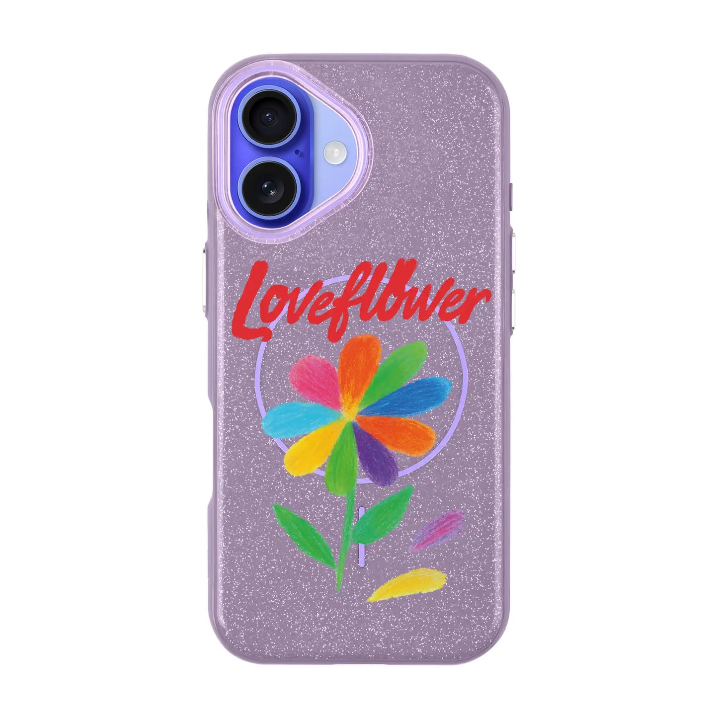 LOVE FLOWER-iPhone 16 Radiant Kılıf MagSafe Özellikli