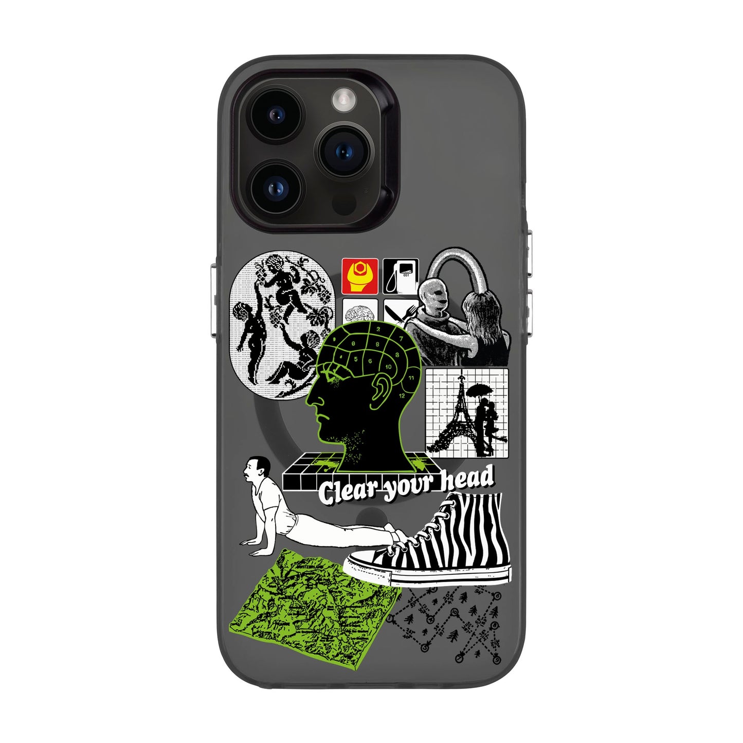 CLEAR YOUR HEAD-iPhone 14 Pro Max Hold Kılıf MagSafe Özellikli