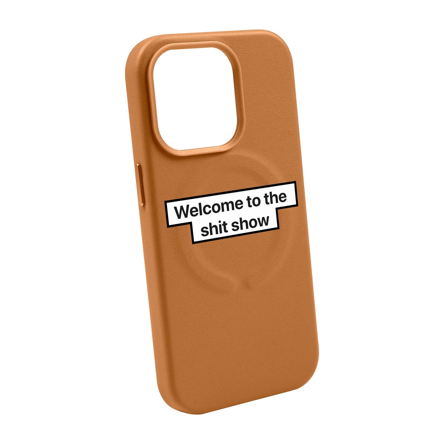 WELCOME-iPhone 14 Pro Max Leather Kılıf MagSafe Özellikli