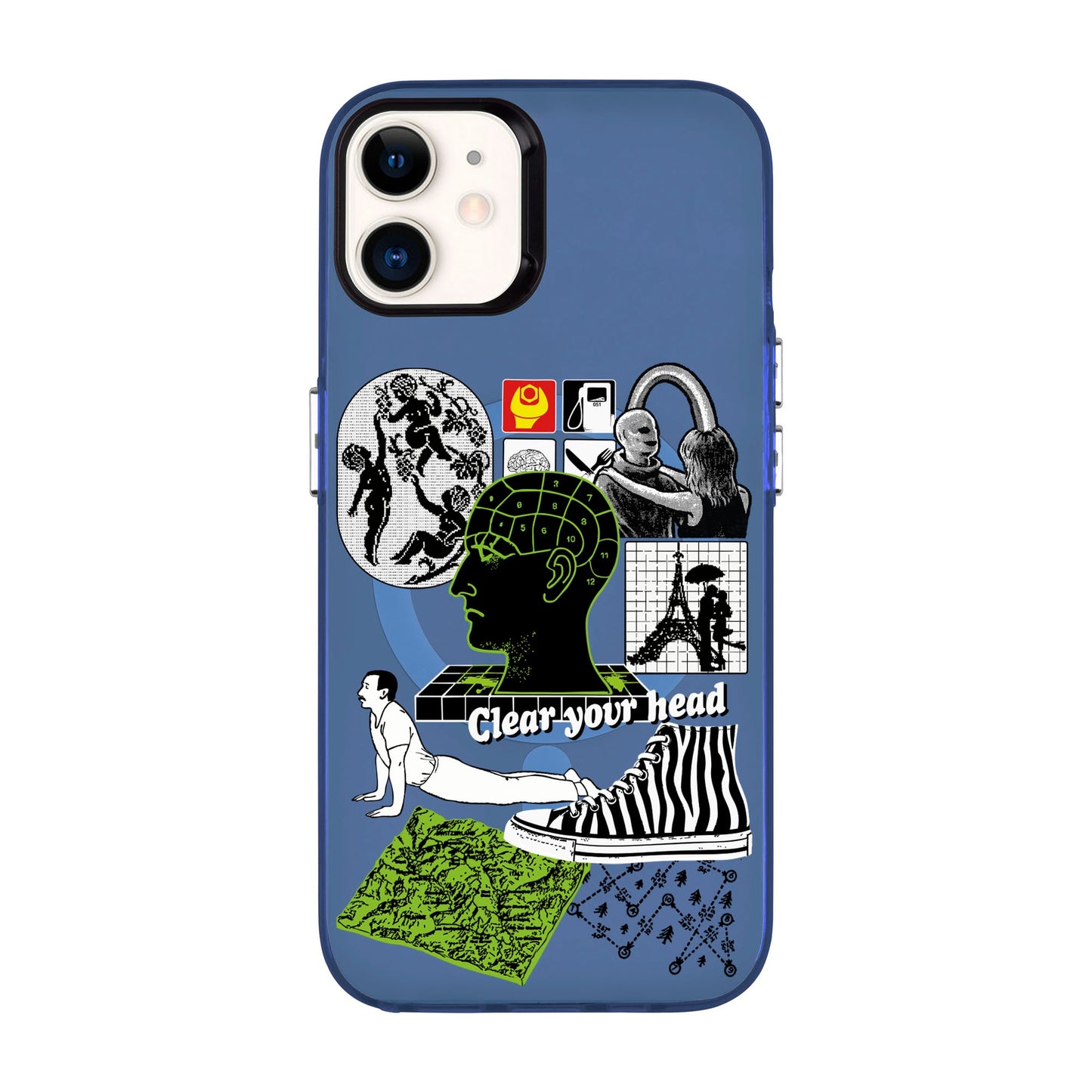 CLEAR YOUR HEAD-iPhone 12 Hold Kılıf MagSafe Özellikli