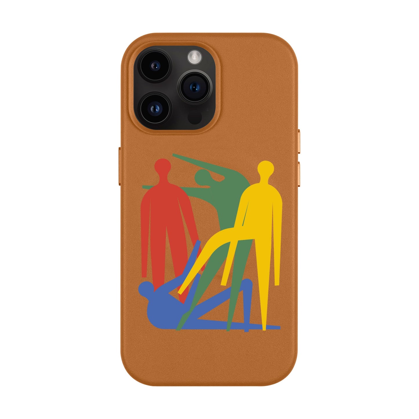 MANBOS-iPhone 14 Pro Max Leather Kılıf MagSafe Özellikli