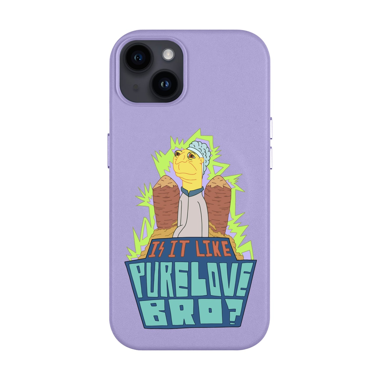 PURE LOVE-iPhone 14 Plus Leather Kılıf MagSafe Özellikli
