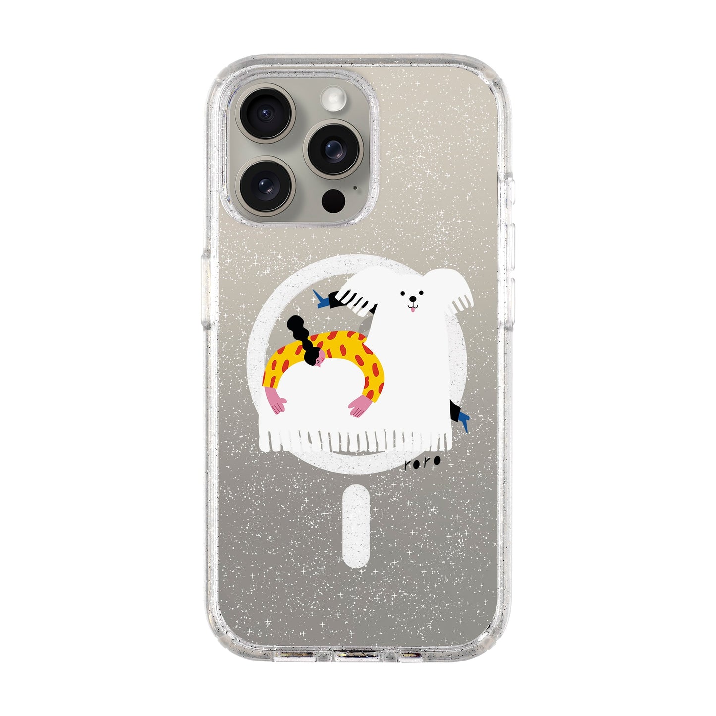 FANCY DOG-iPhone 15 Pro Max Shiny Kılıf MagSafe Özellikli
