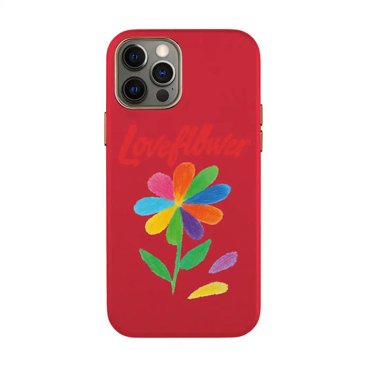 LOVE FLOWER-iPhone 11 Leather Kılıf