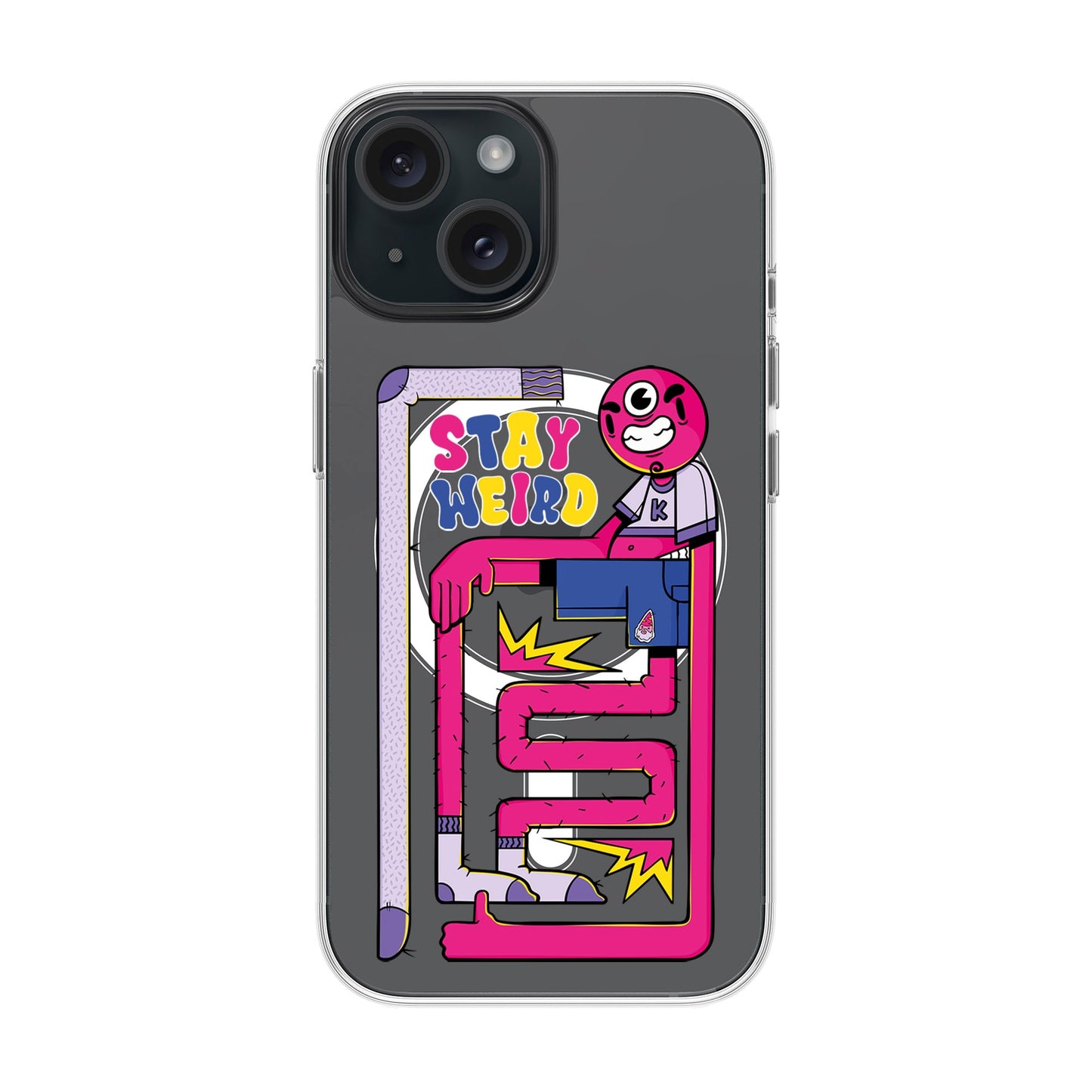 OG TOOTHY-iPhone 15 Solid Kılıf MagSafe Özellikli
