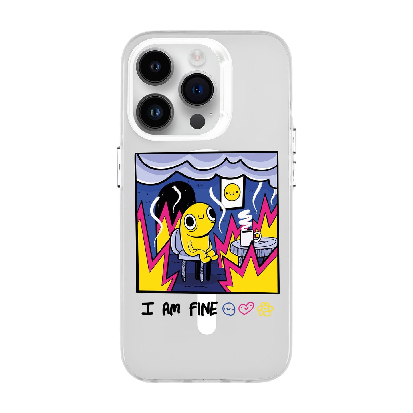 I AM FINE-iPhone 13 Pro Hold Kılıf MagSafe Özellikli