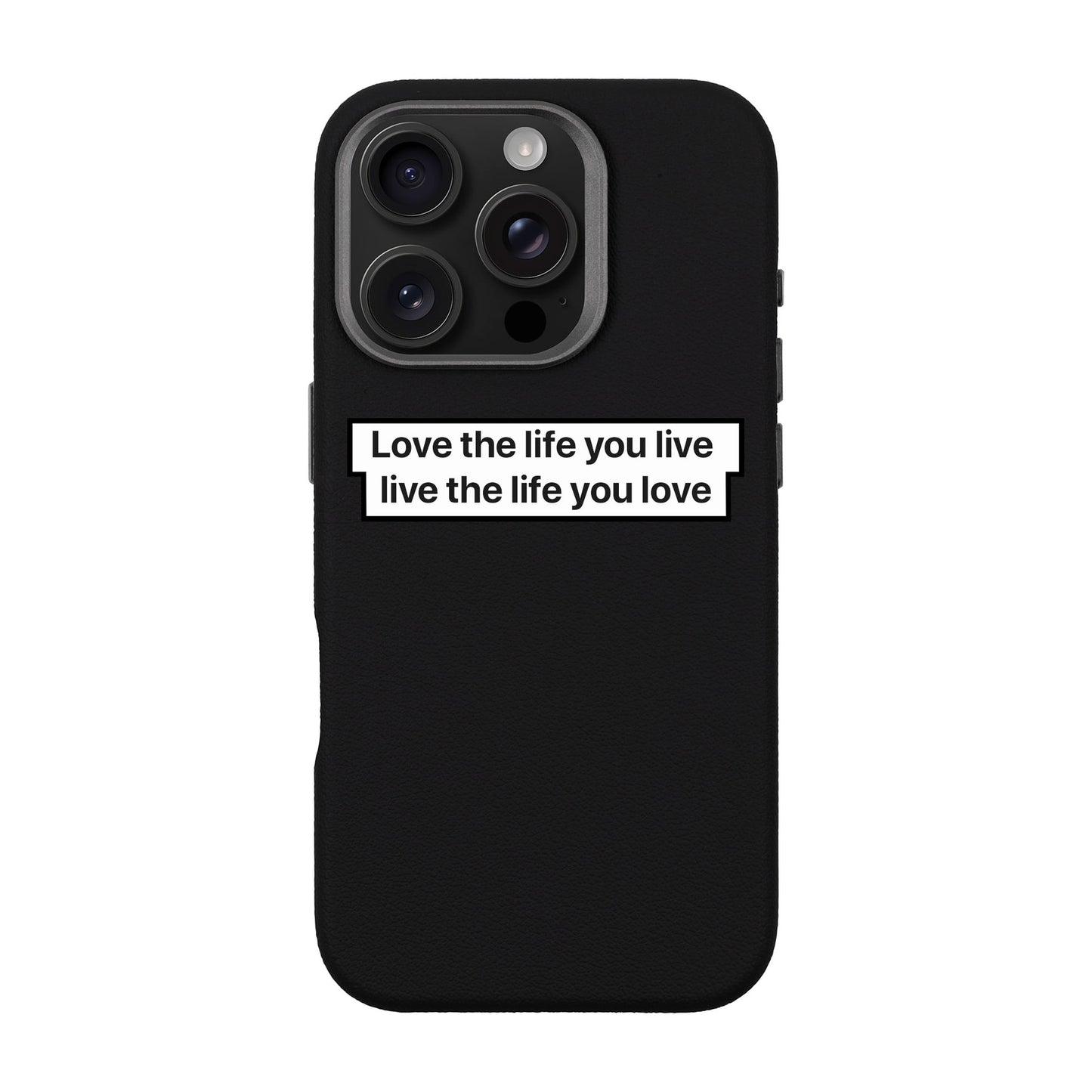 LOVE THE LIFE-iPhone 16 Pro Leather Premium Kılıf MagSafe Özellikli
